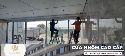 Gia công và lắp đặt cửa nhôm tận nơi &amp; uy tín